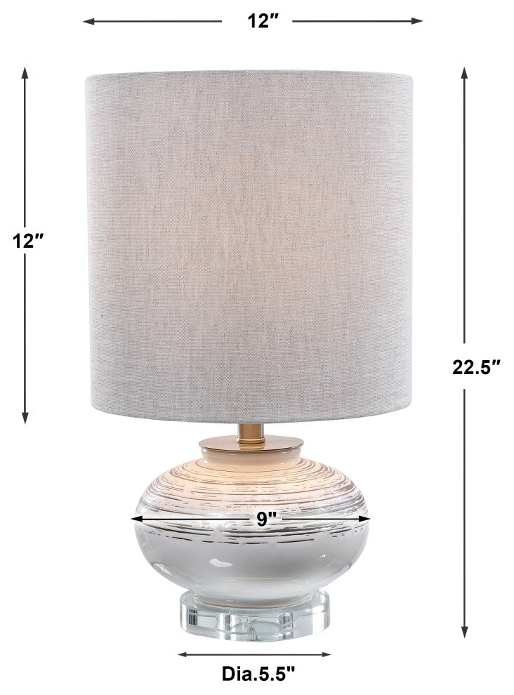 Uttermost Lenta Off-White Accent Lamp