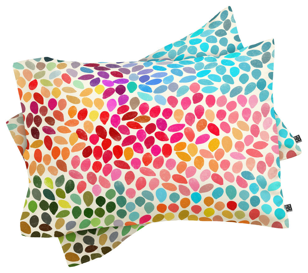 Deny Designs Garima Dhawan Rain 6 Pillow Shams, Queen