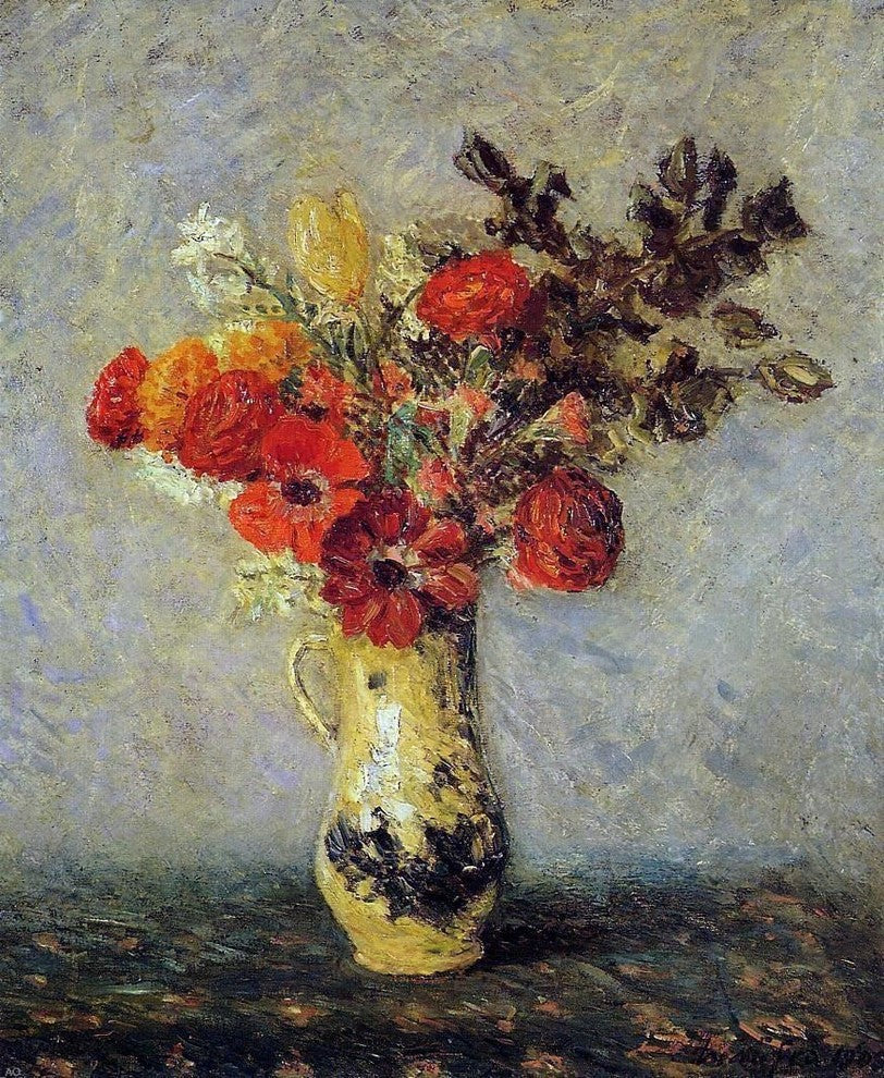 Maxime Maufra Spring Flowers, Gallery Wrapped Canvas Print, 20"x25"
