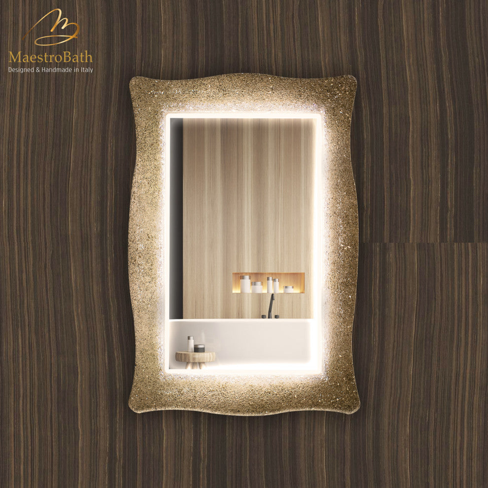 Chia Luxury Crystal Single Vanity Mirror