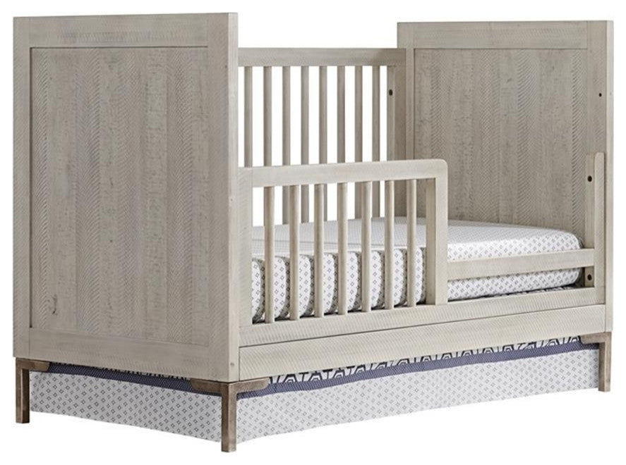 Westwood Design Beck Modern Wood Cottage Crib in Willow Gray Finish