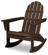 Vineyard Adirondack Rocking Chair, Mahogany