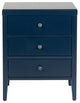East at Main Webb Acacia Wood Rectangle Accent Table, Navy