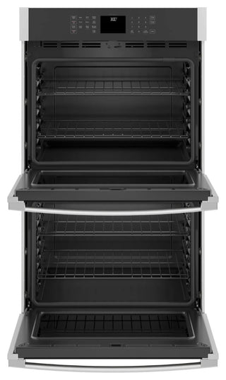 GEÂ® 30" Smart Built-In Self-Clean Double Wall Oven with Never-Scrub Racks