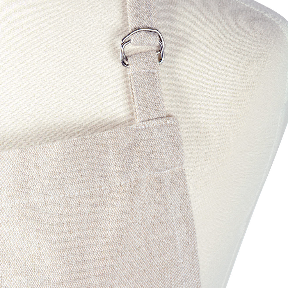 DII Natural Solid Chambray Chef Apron