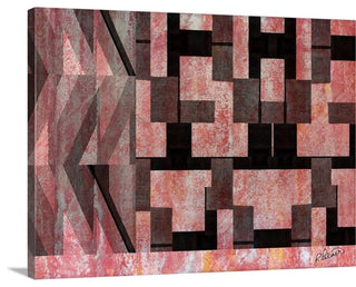 "Overlaid" Wrapped Canvas Art Print, 16"x12"x1.5"