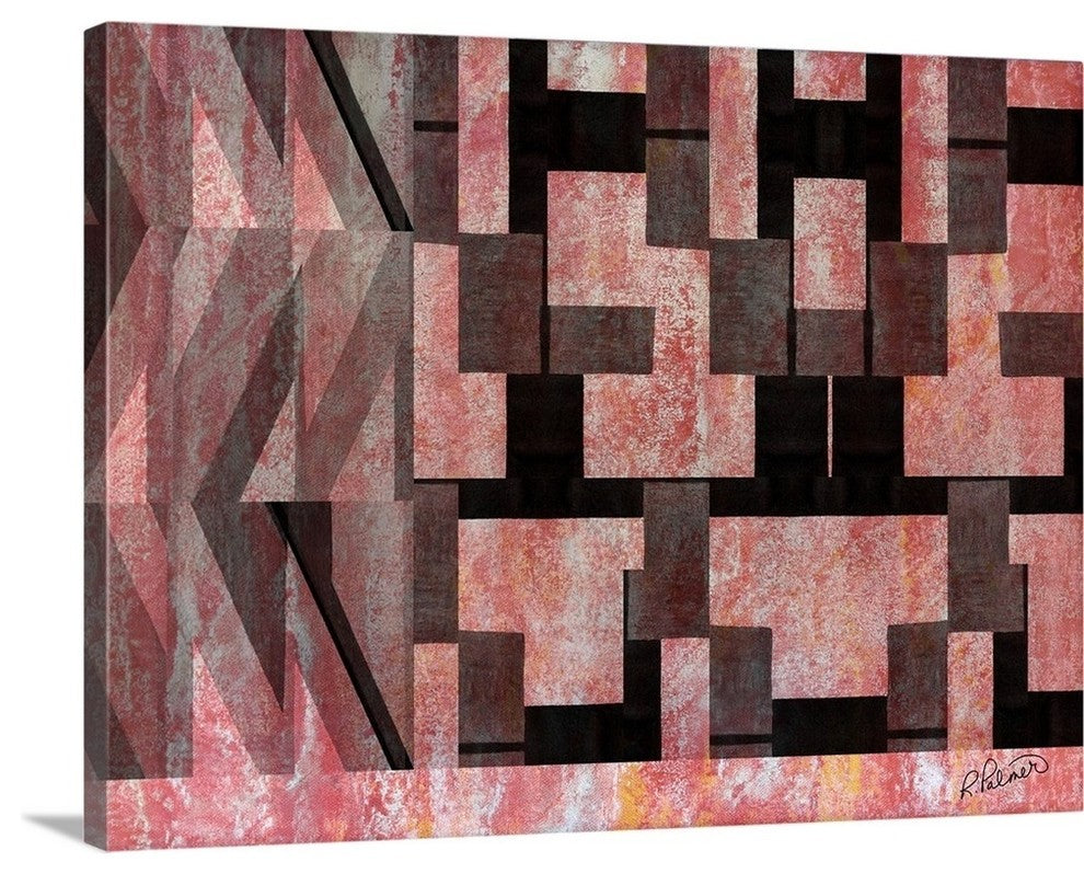"Overlaid" Wrapped Canvas Art Print, 16"x12"x1.5"