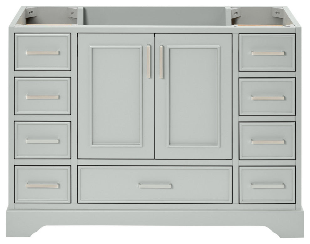 Ariel Stafford 48" Single Sink Bathroom Vanity Base, Gray