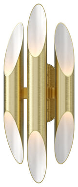 Sonneman 2043 Chimes 18" Tall Wall Sconce - Satin Brass