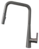 STYLISH Modern Single Handle  Pull Down Sprayer Kitchen Faucet in Gunmetal