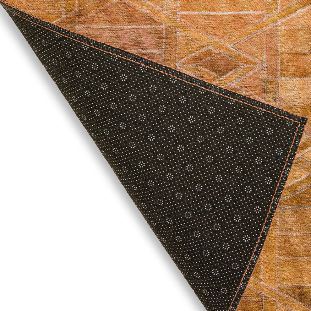 Indoor/Outdoor Stetson SS4 Spice Machine Washable 5' x 7'6" Rug
