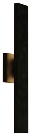 Owen Aluminum 1-Light Backlit LED Matte Black Indoor Outdoor Wall Light