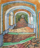 Corridor of Saint-Paul Asylum in Saint-Remy