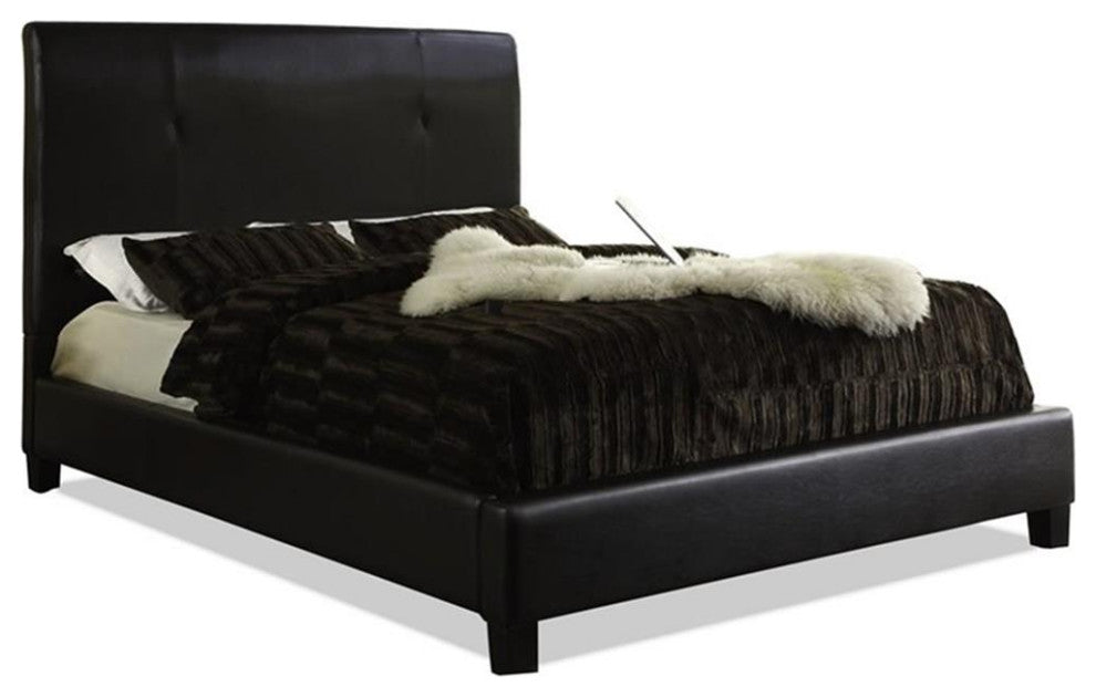 Baxton Studio Cambridge Dark Brown Queen Sized Bed