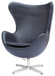 Modern Classics Inner Chair Leather, Black