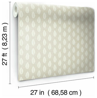 Leaf Pendant Wallpaper