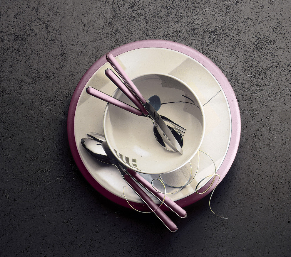 Fantasia Flatware Set, Pale Rose, 20 Pcs.