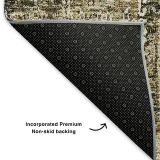 Premium Machine Washable Mayfield AMF637 Coffee 2'3" x 7'6" Runner Rug