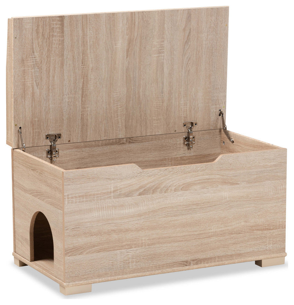 Yvette Modern Cat House, Oak