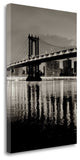"Manhattan Bridge At Night" By Alan Blaustein, Giclee on Gallery Wrap Canvas