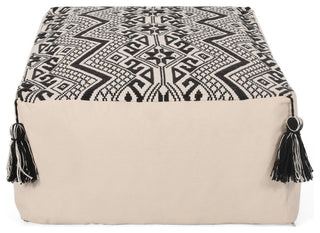 Furlong Boho Rectangular Bean Bag Ottoman