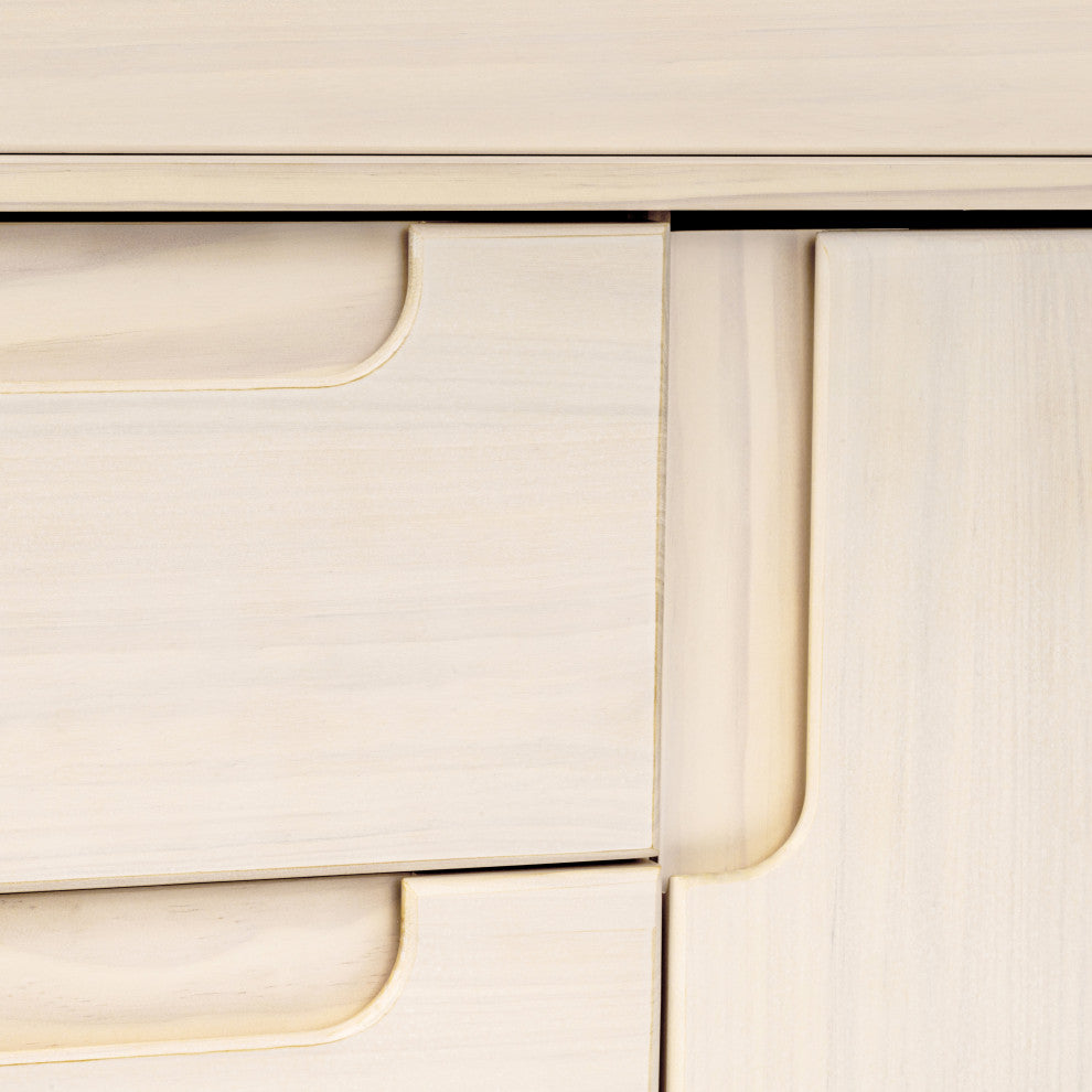 Yuzu 3-Drawer Changer Dresser, Washed Natural