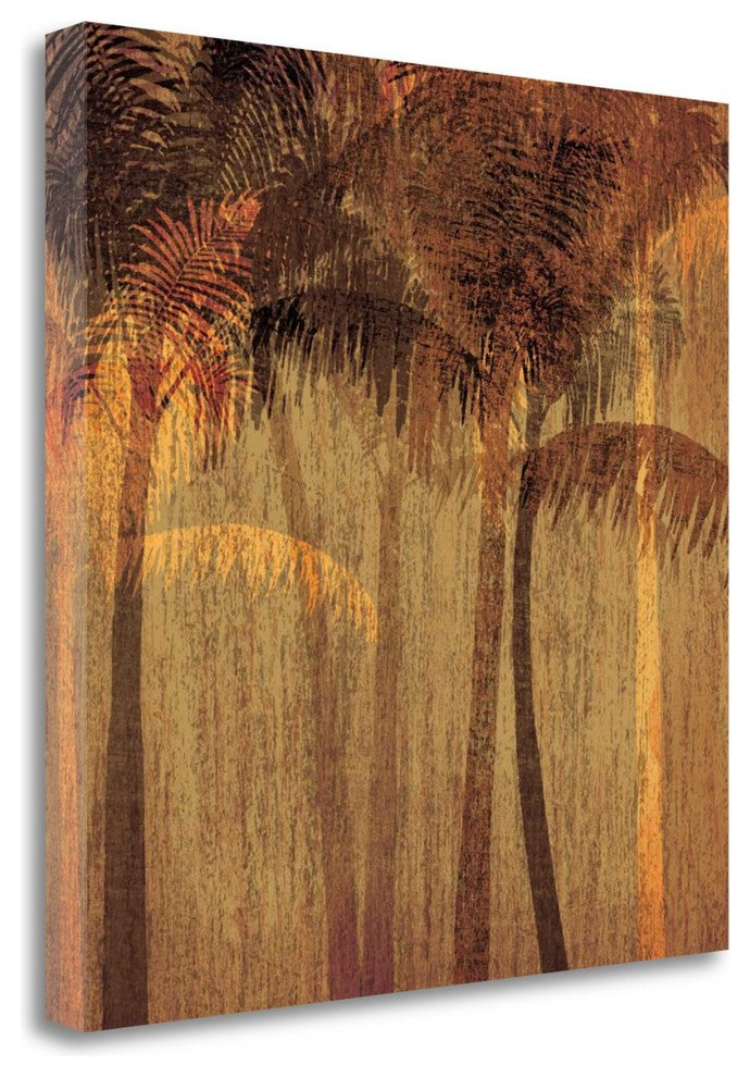 "Sunset Palms I" By Amori, Giclee Print on Gallery Wrap Canvas, Ready to Hang