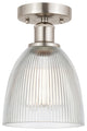 Innovations 616-1F-SN-G382 Castile 1 Light Flush Mount, Brushed Satin Nickel