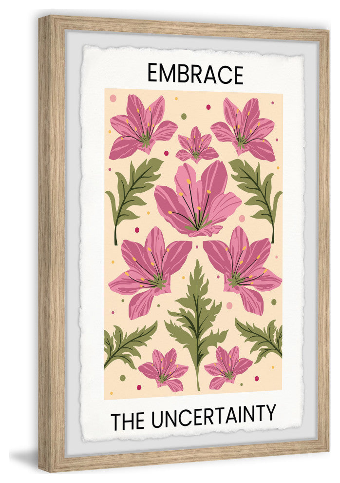 "Embrace the Uncertainty" Framed Painting Print, 8x12