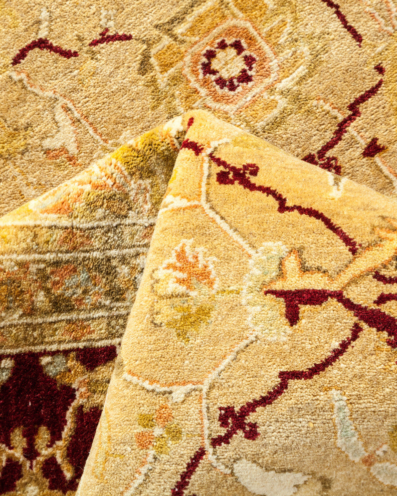 Londyn, One-of-a-Kind Hand-Knotted Area Rug Yellow, 8'2"x10'2"