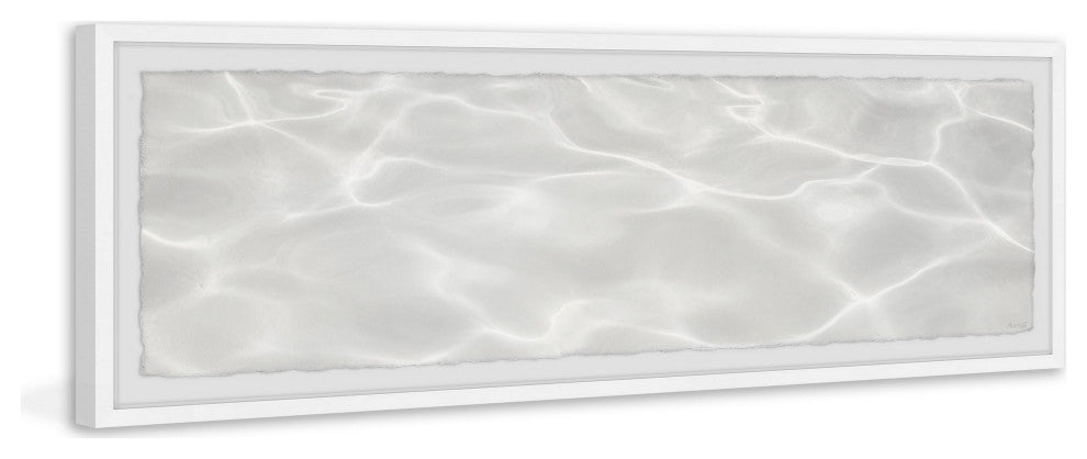 "Crystal Clear Water" Framed Painting Print, 30x10