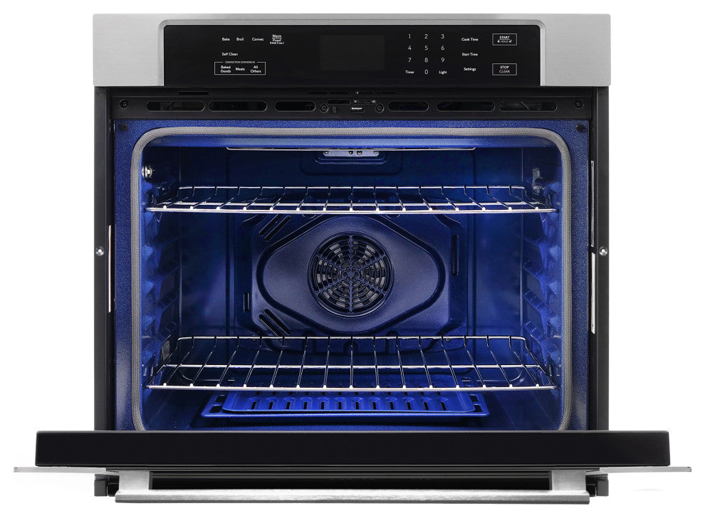 3-Piece 36" Electric Cooktop 36" Wall Mount Range Hood 30" Electric Wall Oven