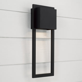 Capital Lighting 956012-GL Nate 20" Tall Outdoor Wall Sconce - Black
