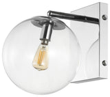 Safavieh Seoul 8.5" Wall Sconce, Chrome