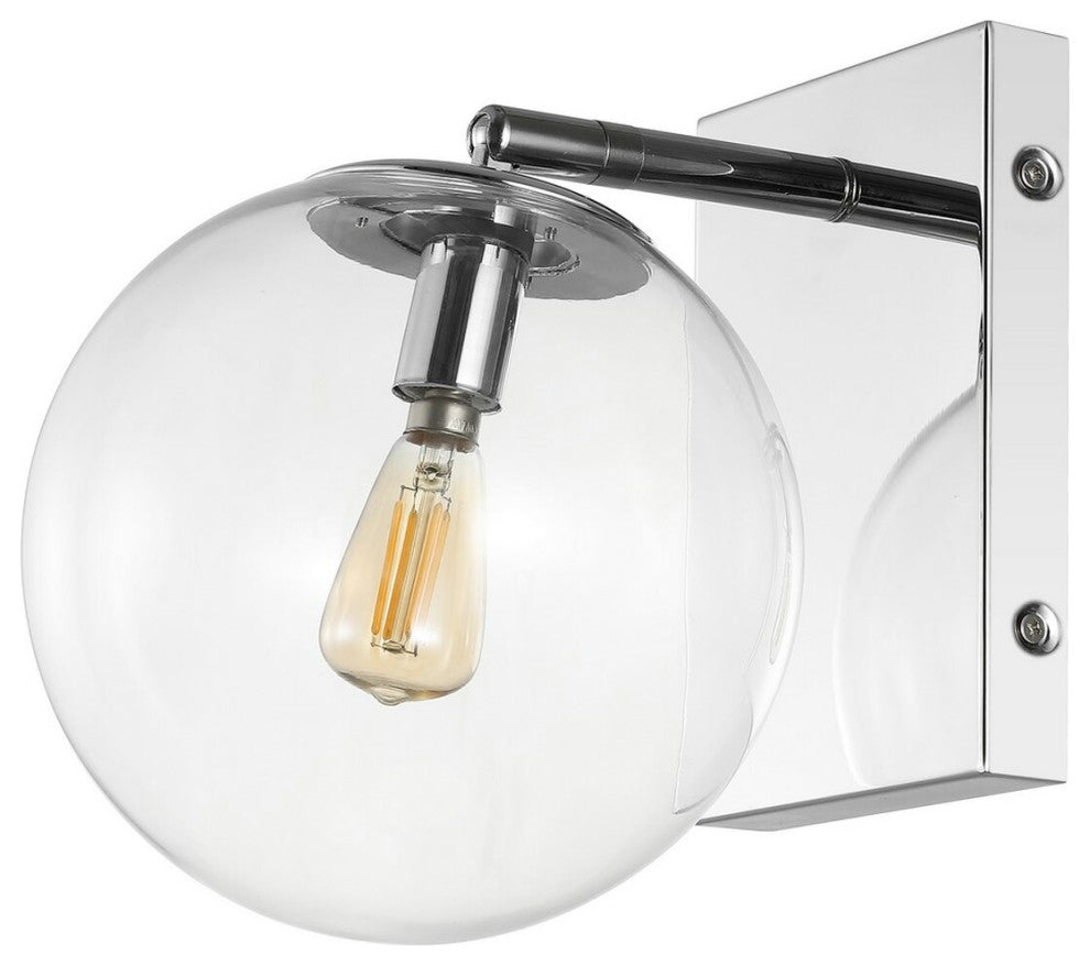 Safavieh Seoul 8.5" Wall Sconce, Chrome
