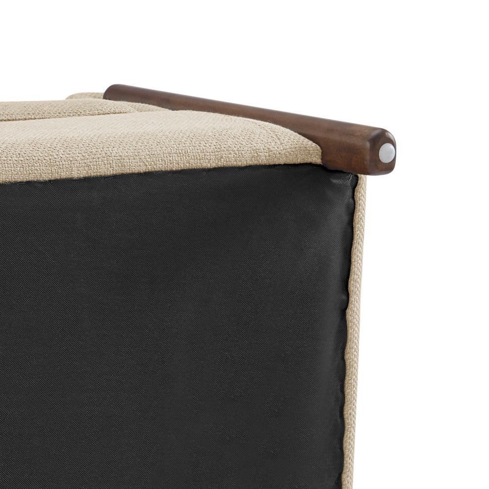 Ruth Accent Arm Chair, Barley Beige, Fabric