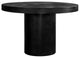 Cassius Black Round Outdoor Dining Table
