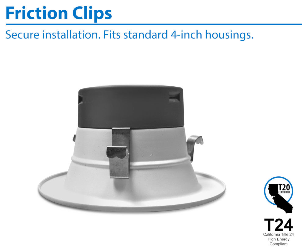 DLR(v6) Recessed LED Downlight, Nickel, Selectable Cct, 1 Pack