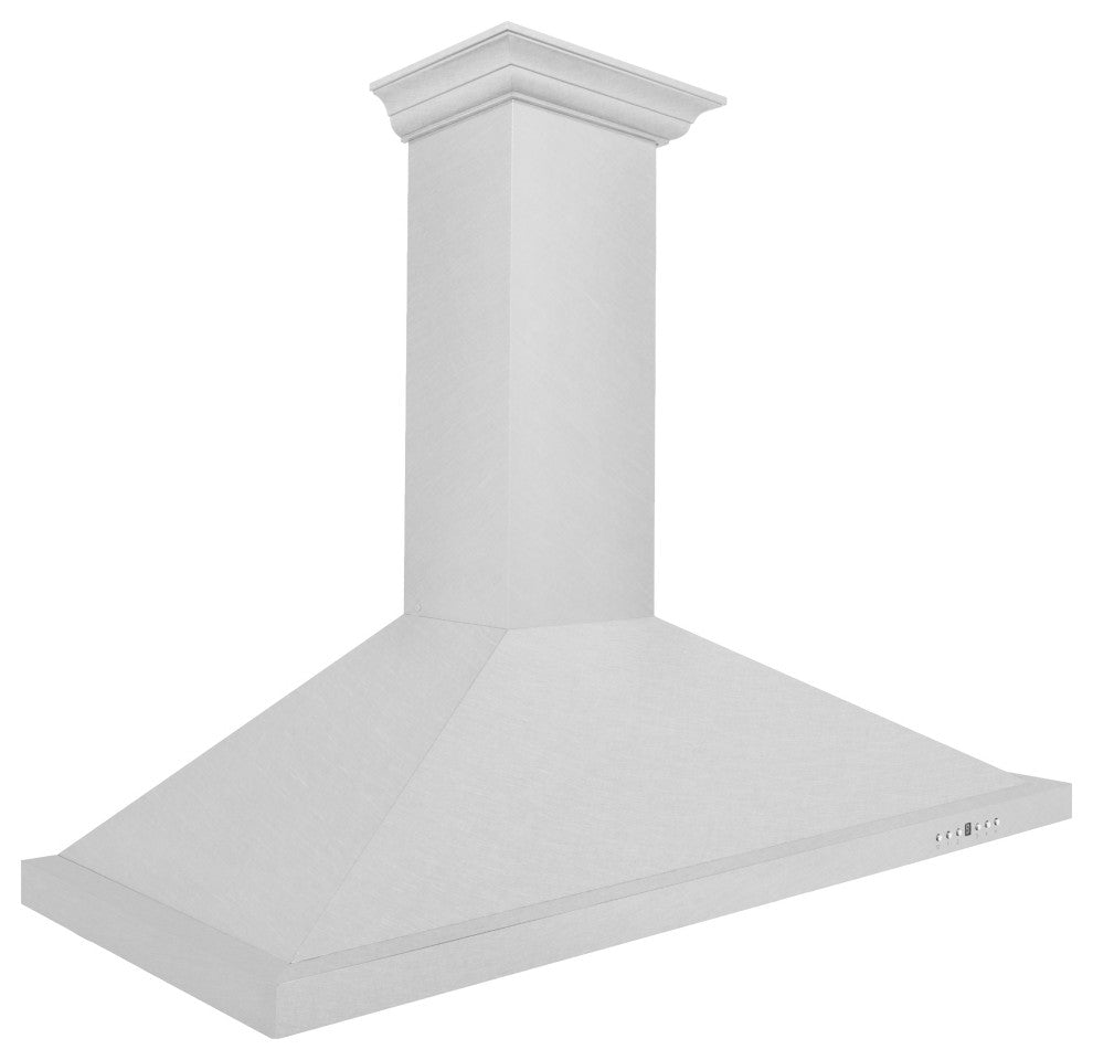 ZLINE 48" Designer Series DuraSnow Stainless Steel Wall Mount Range Hood