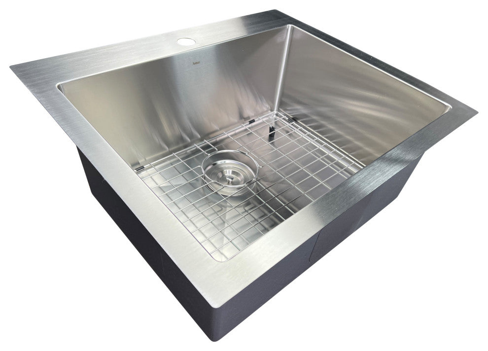Nantucket Sinks' SR2522-16 Pro Series Small Radius Topmount Sink SR2622-16