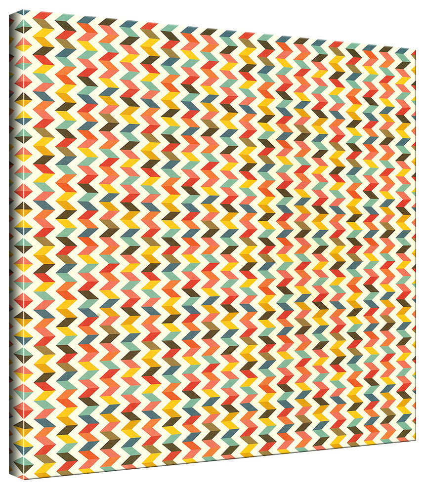 Geometric Study IV Canvas Wall Art, Single Panel