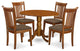 5 Pc Kitchen Table Set -Small Kitchen Table-Plus 4 Dinette Chairs
