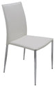 Eisner Leather Dining Chair, White Leather