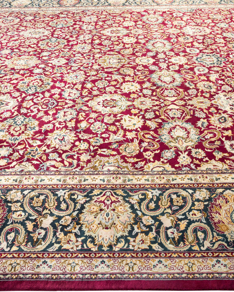 Mogul, One-of-a-Kind Hand-Knotted Area Rug Purple, 10' 5" x 13' 6"