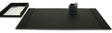 D1237, Rustic Black Leather, 3-Piece Desk Set