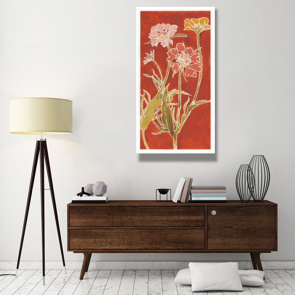 "Cloisonne Beauty II Crop" Digital Paper Print by Shirley Novak, 32"x62"