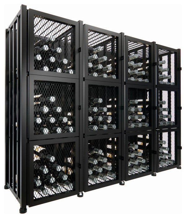 Case and Crate Locker 3 metal wine storage kit, 192 Bottles