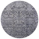 Ahgly Company Indoor Round Mid-Century Modern Area Rugs, 7' Round