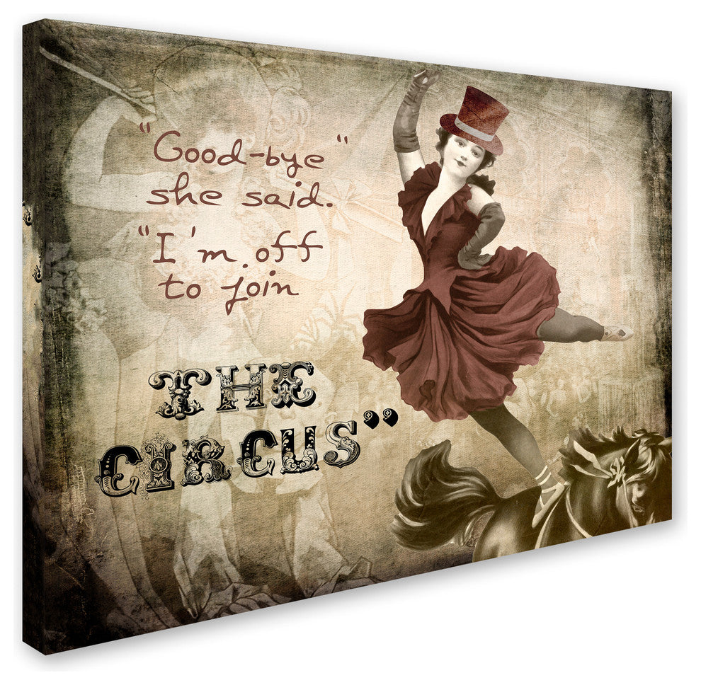 Color Bakery 'Join The Circus' Canvas Art, 24"x18"