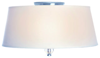 Maxim Lighting Rondo 3-Light Flush Mount Polished Nickel - 12751WTPN